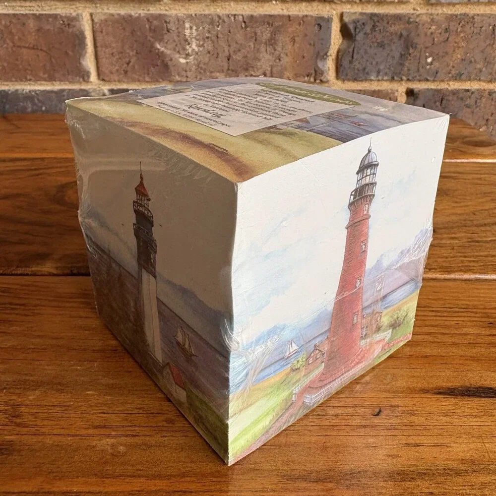 Vintage Note Cube Lighthouse Quartet By Wendy Wagner 700 Sheets 3.5x3.5”